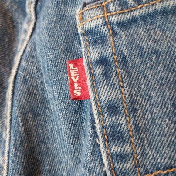 Levi's Jeans Wedgie Big E‎ Buttonfly Women's Blue Denim Pants Size 29 - Picture 6 of 9